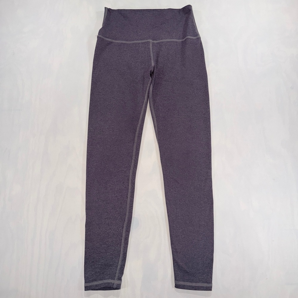 FLEO Leggings Women Medium Purple Heathered High Waist Activewear Yoga Gym